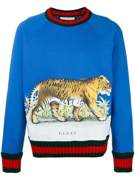 pullover uomo gucci|pullover gucci tiger.